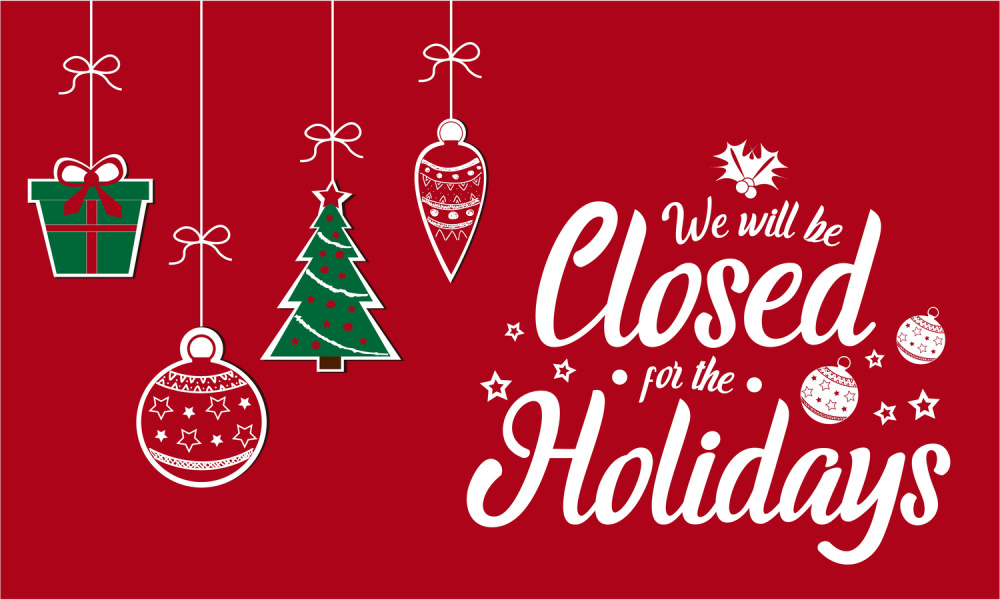 Holiday Closing Times